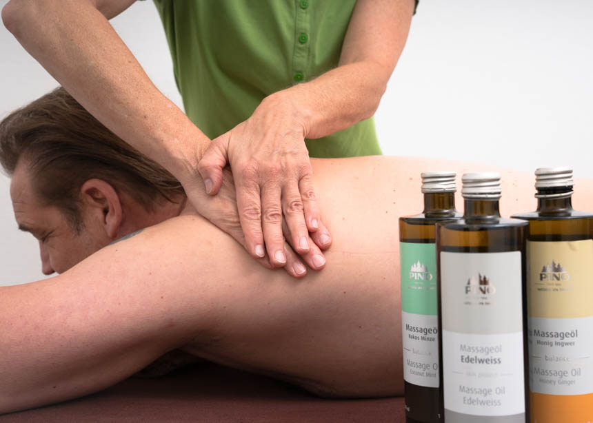 Aroma-Öl-Massage